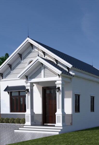 3488 Exterior House Scene Sketchup Model By Dao Van Nam