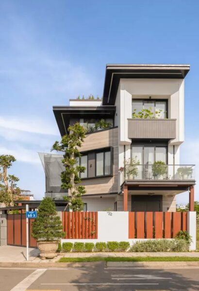 Kiến trúc biệt thự lô góc