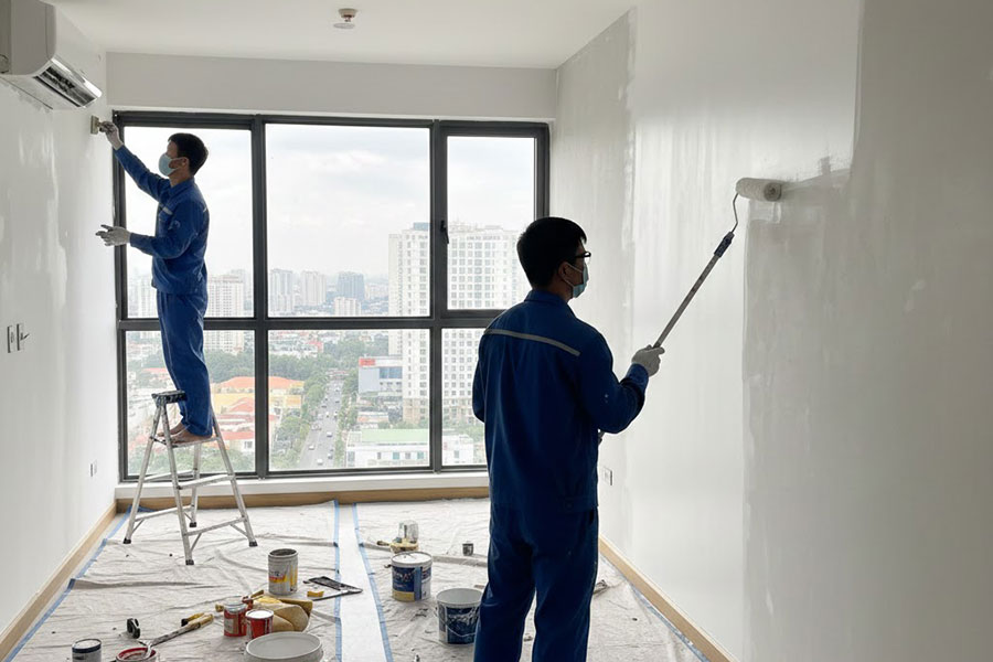 Thi công sơn nhà chống thấm trọn gói tại Hà Nội